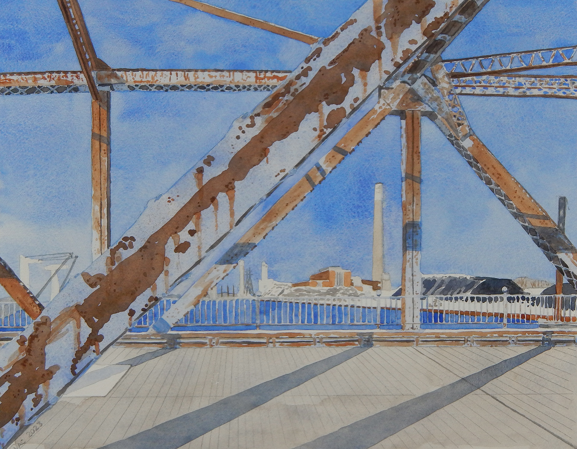 Cherry Street Bascule Bridge, March (SOLD)