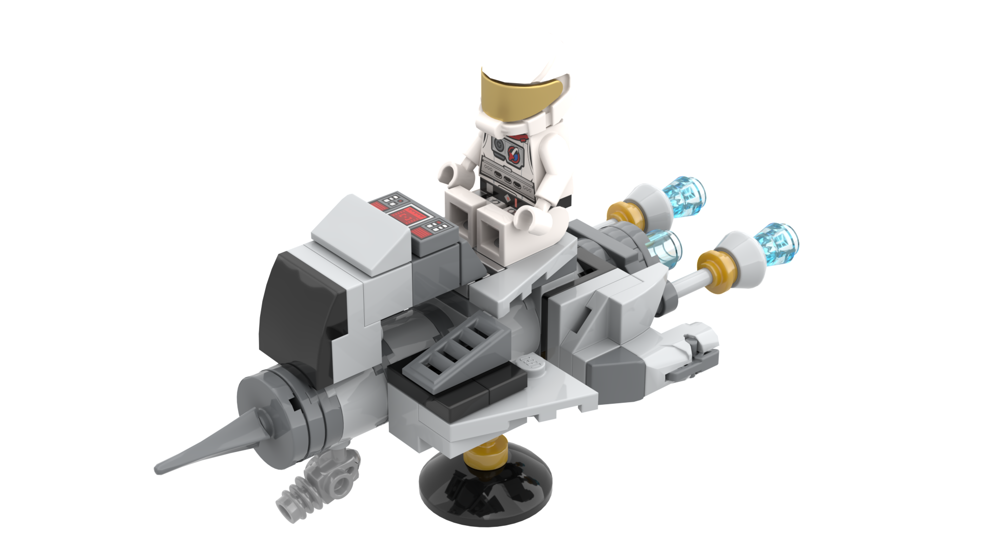 Space Ship with Stand
