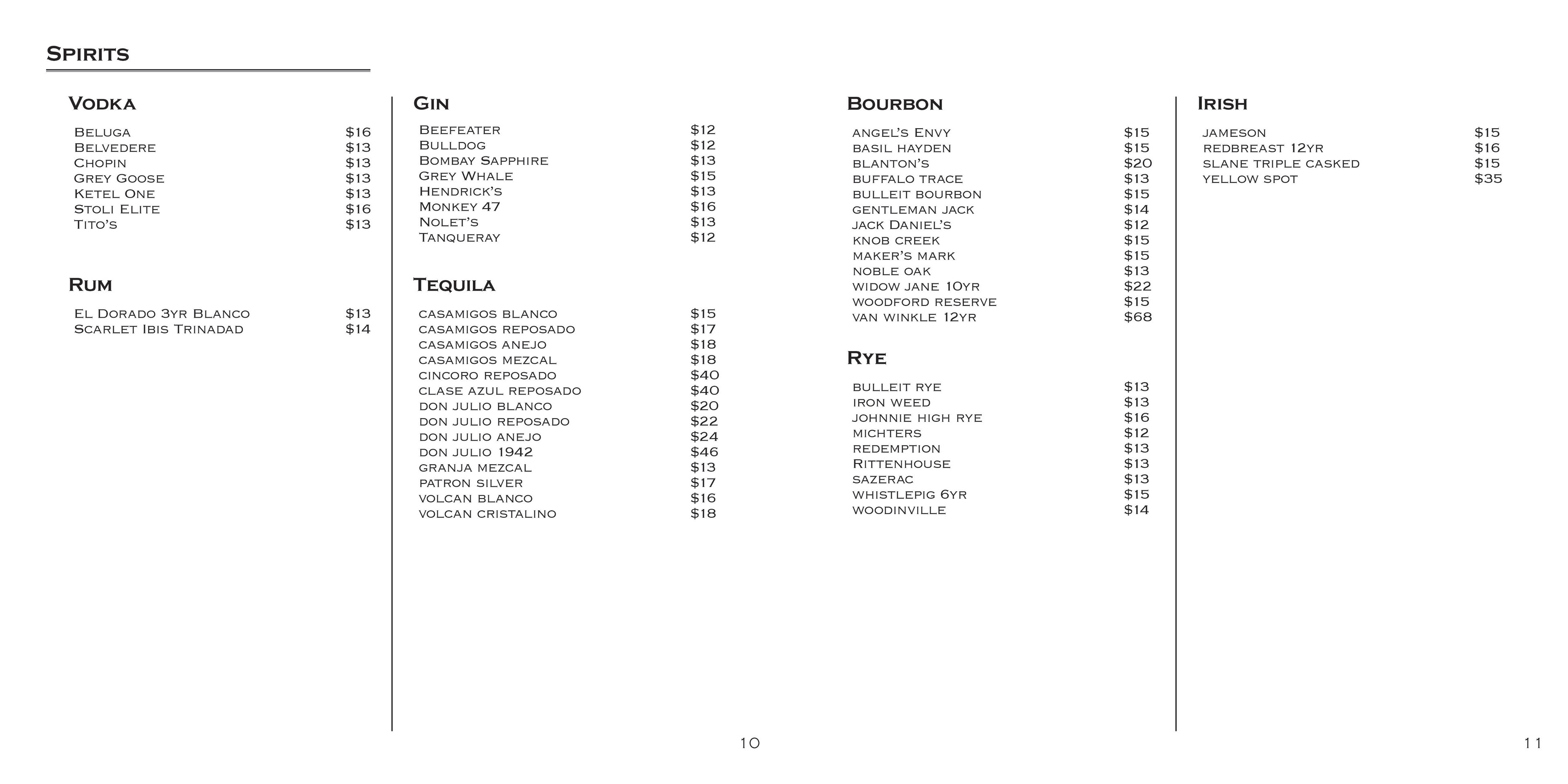 Proposed book for bottled wine selection