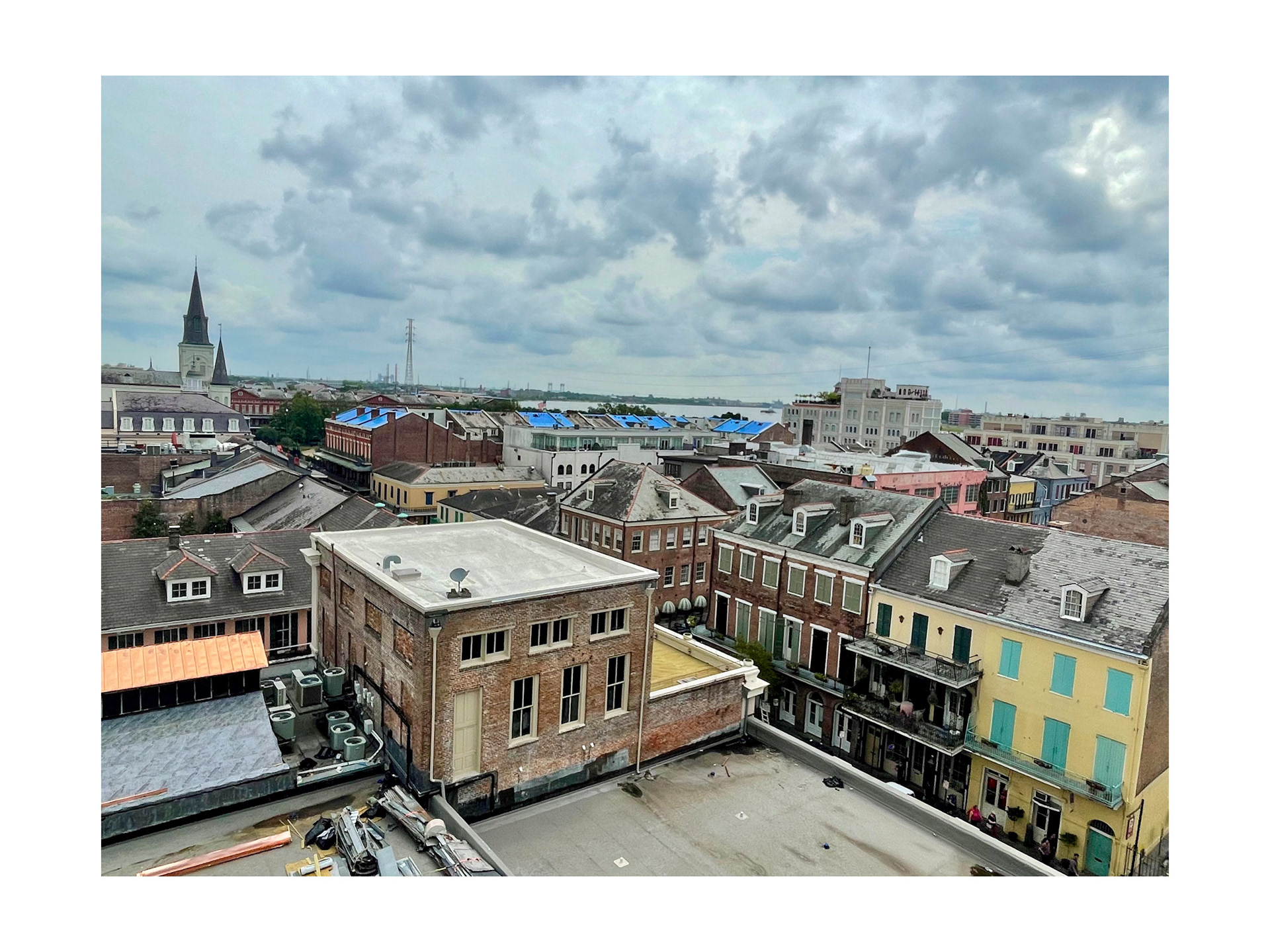 view of the french quarter|omni hotel 