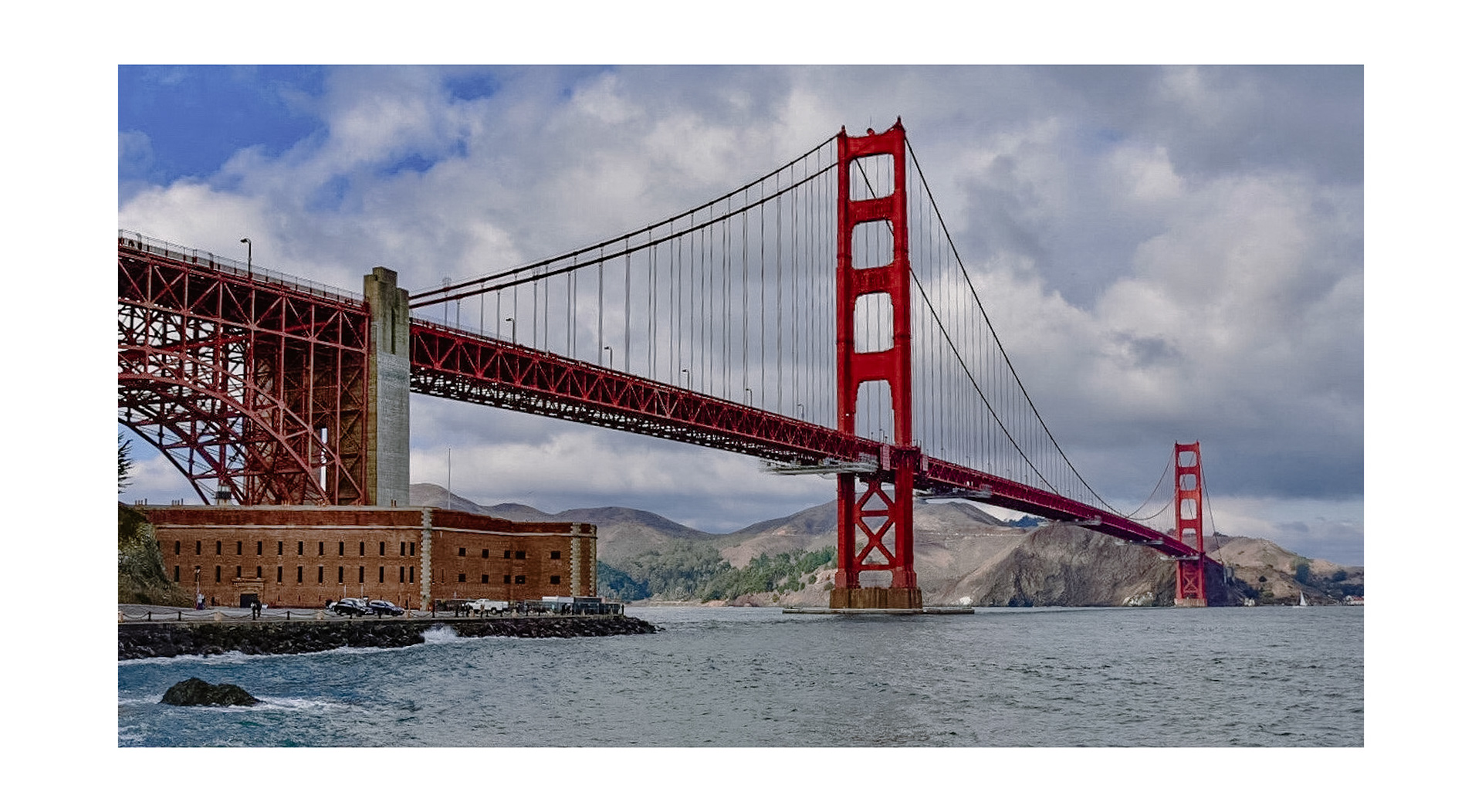 fort point/golden gate bridge