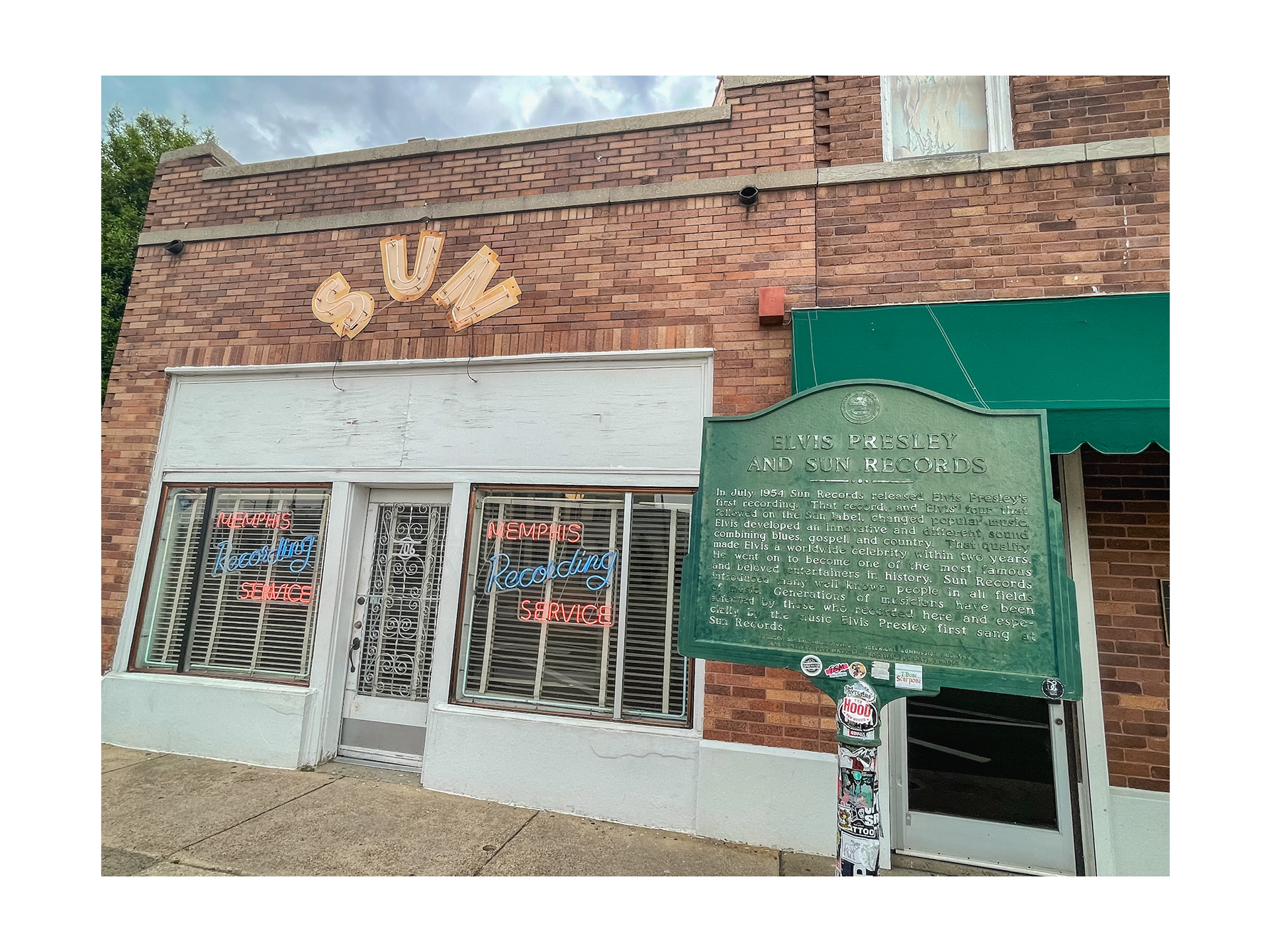elvis presley and sun studio