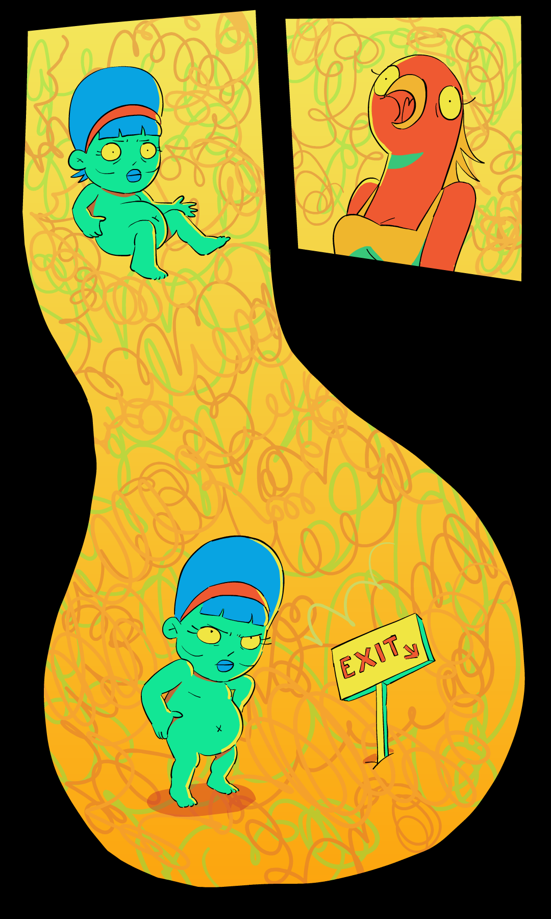 Womb Scene Concept Art