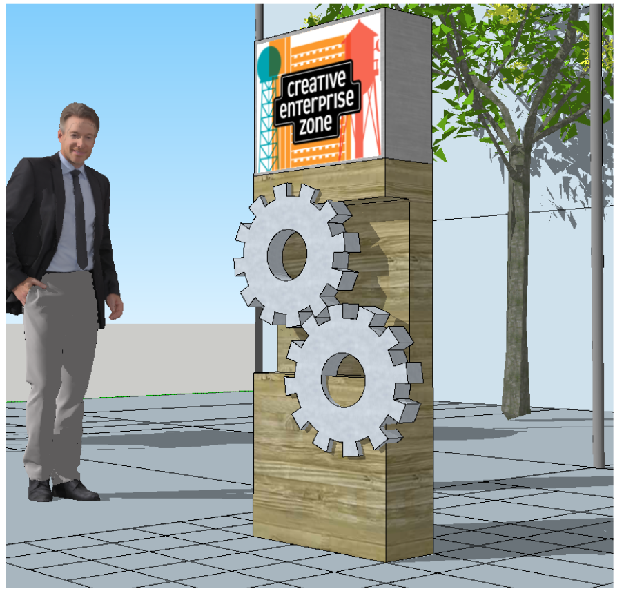 Element 1 of the Master Wayfinding Plan