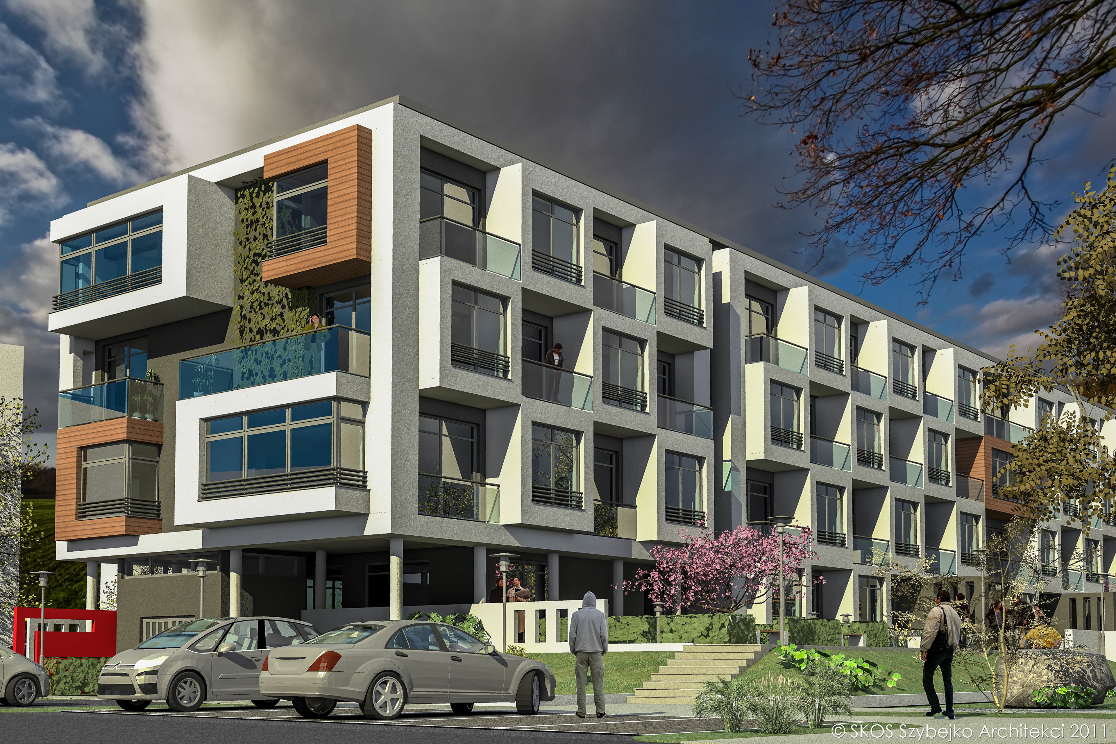 Budynek wielorodzinny z parkingiem podziemnym