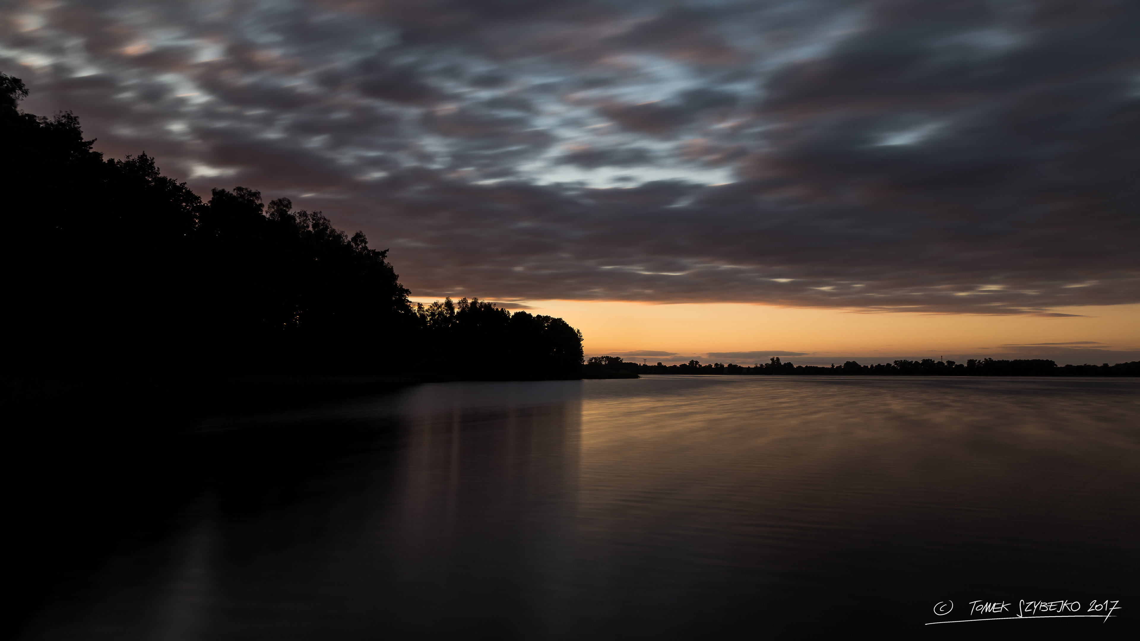 o zachodzie słońca