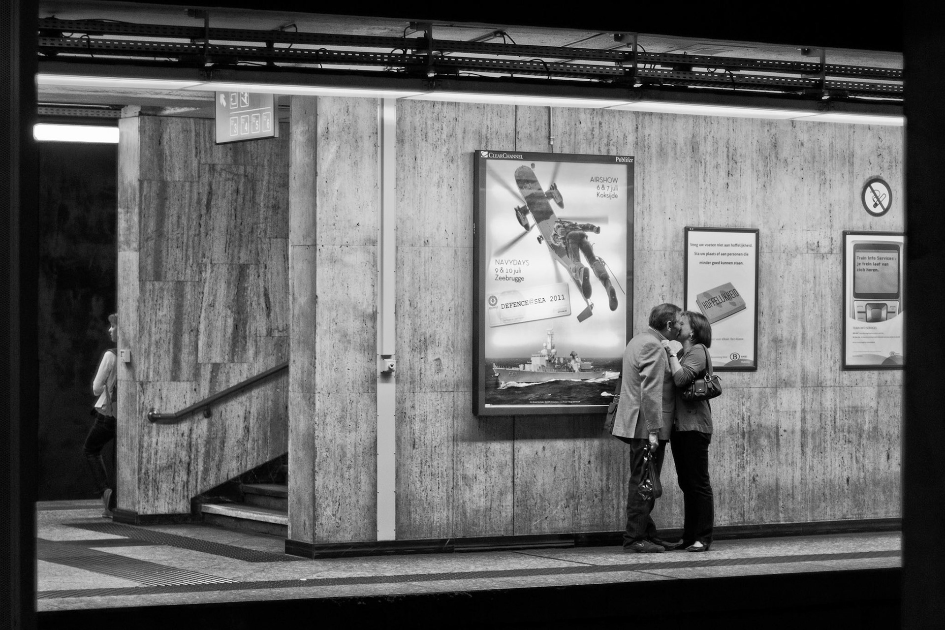 Bruxelles, Gare Centrale, quai