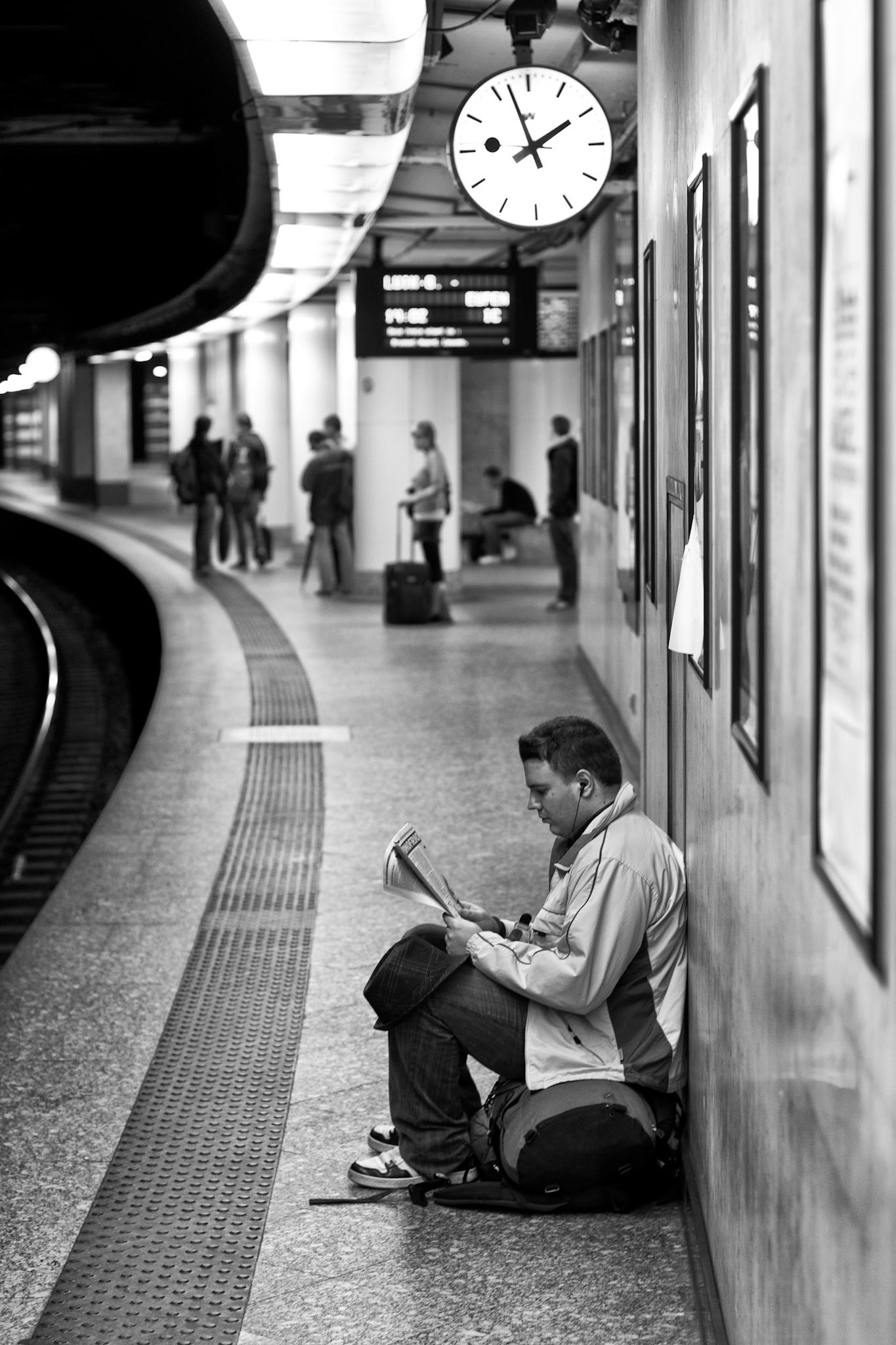 Bruxelles, Gare Centrale, quai