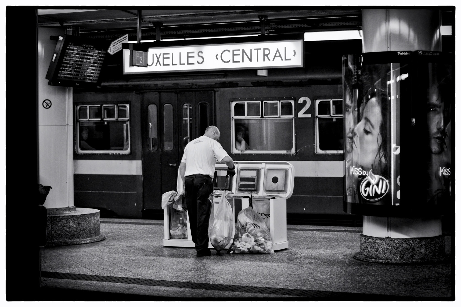 Bruxelles, Gare Centrale, quai