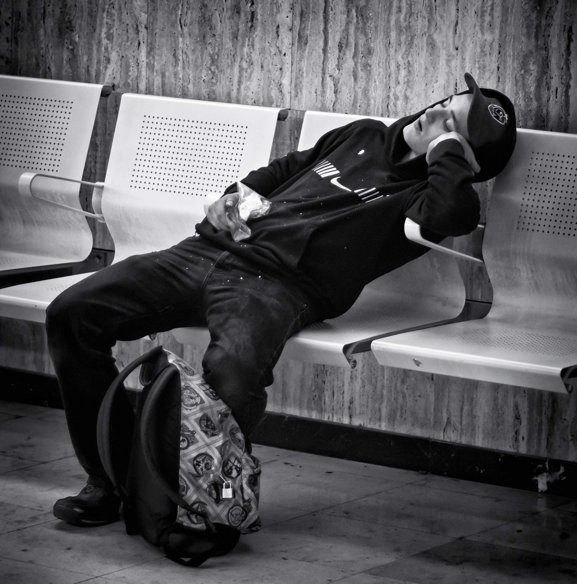 Bruxelles, Gare Centrale, salle d'attente