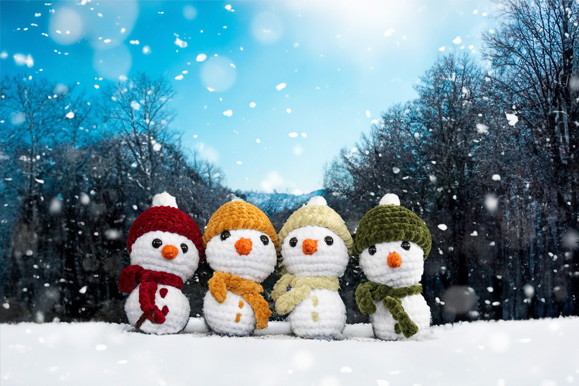 Bonhomme de neige, CHF 12 chacun