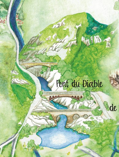 Carte Gorges de l'Hérault