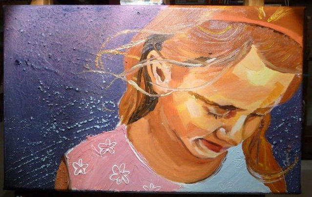 2016 - Peinture à l'huile et acrylique / poudre de marbre et lavis.