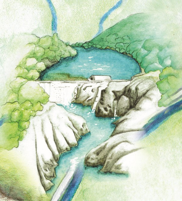 Carte Gorges de l'Hérault