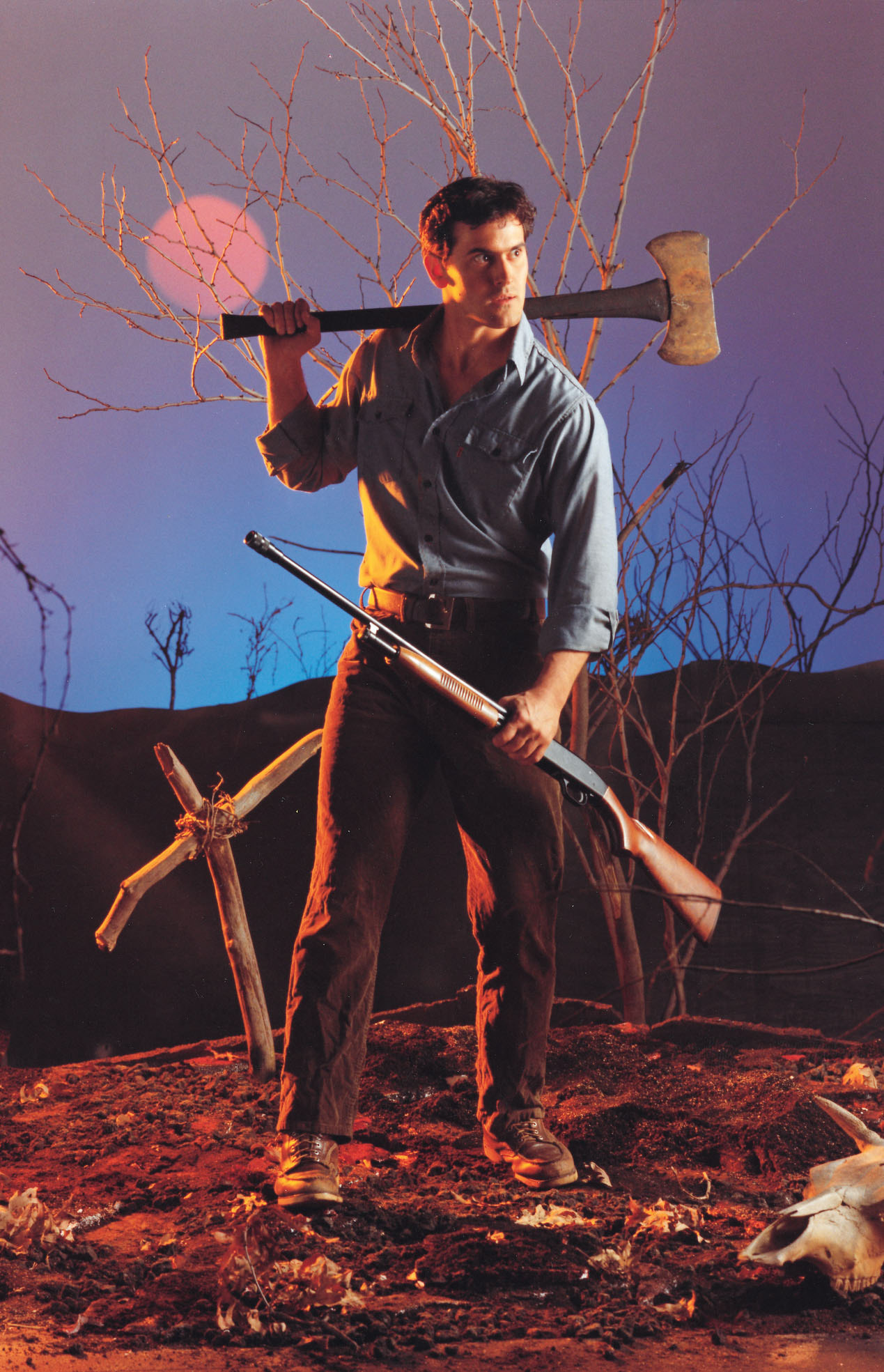 Promotional photo for "The Evil Dead"