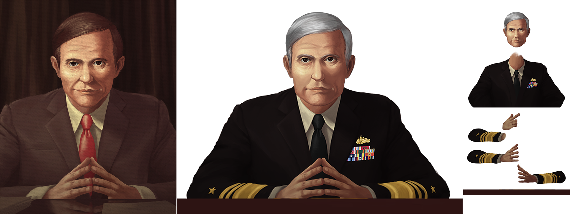 Vice-Admiral puppet creation
