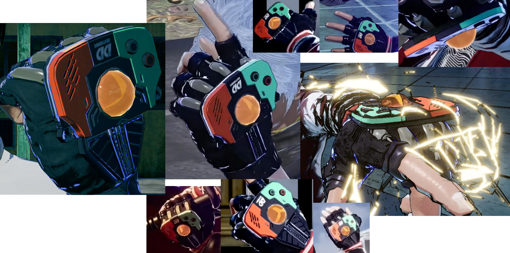 "Power glove" reference screenshots