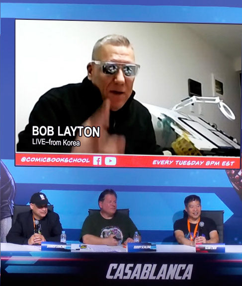 Bob Layton visits the podcast all the way from Korea.