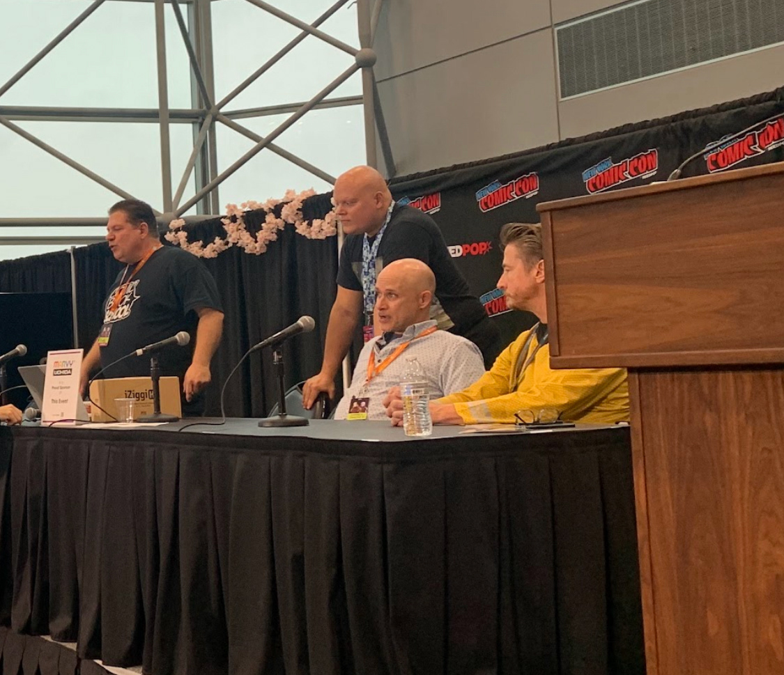 NYCC 2024, Darren Sanchez, Buddy Scalera, Matt Hawkins and Chris Burgos at the Indie Comics Publishing panel