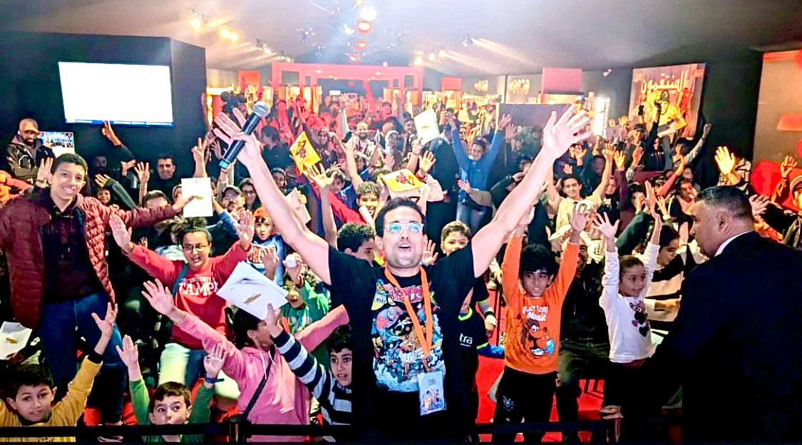 The After Hours, team of comic creators were welcomed every day at the Morocco shows by big crowds