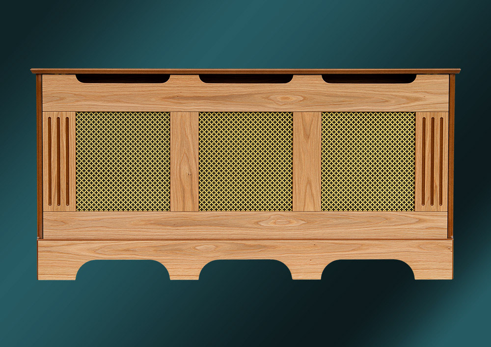 Radiator Cover Traditional Oak Cabinet