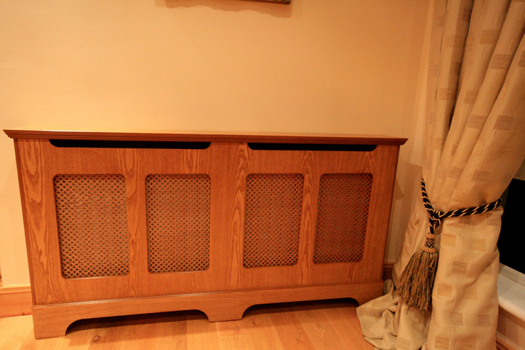 Radiator Cabinet in a Corridor
