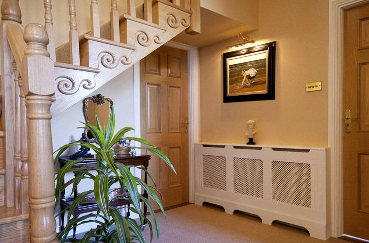 Radiator Cabinet in this stylish Hall