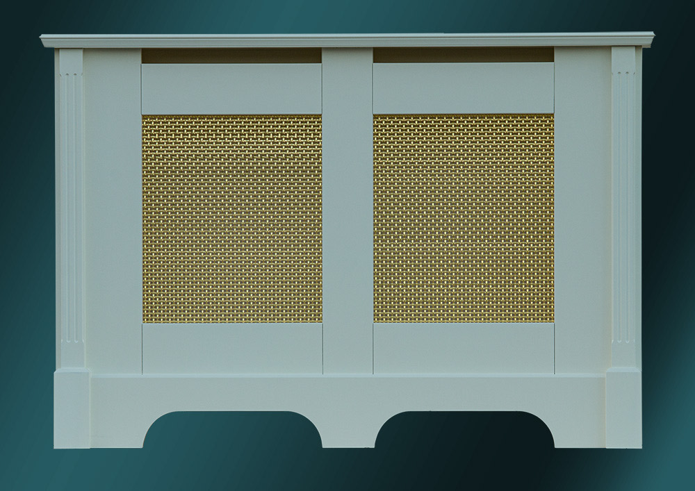 Radiator Cover Small Fluted Column Design