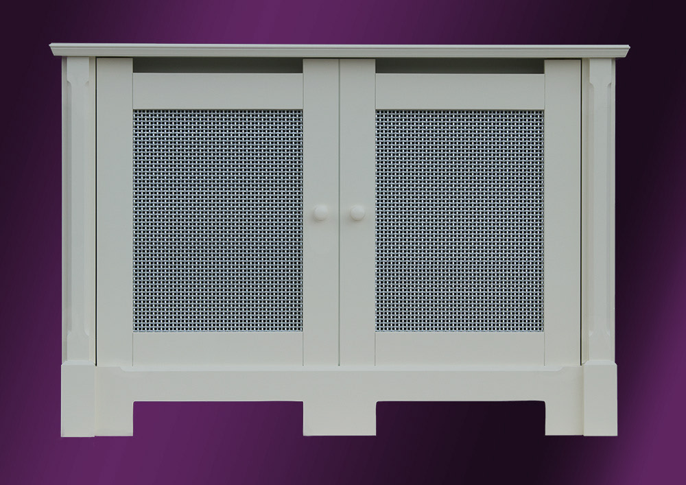 Radiator Cover Chamfered Column Design