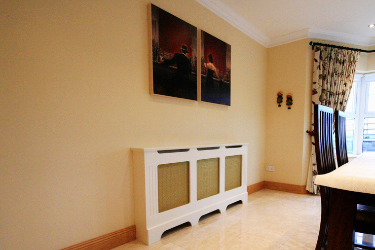 Radiator Cabinet in the Dining room