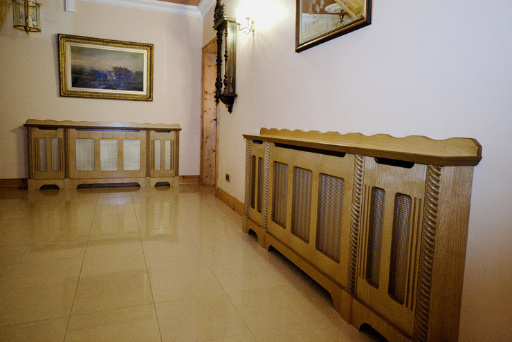 Two Ash Radiator Covers