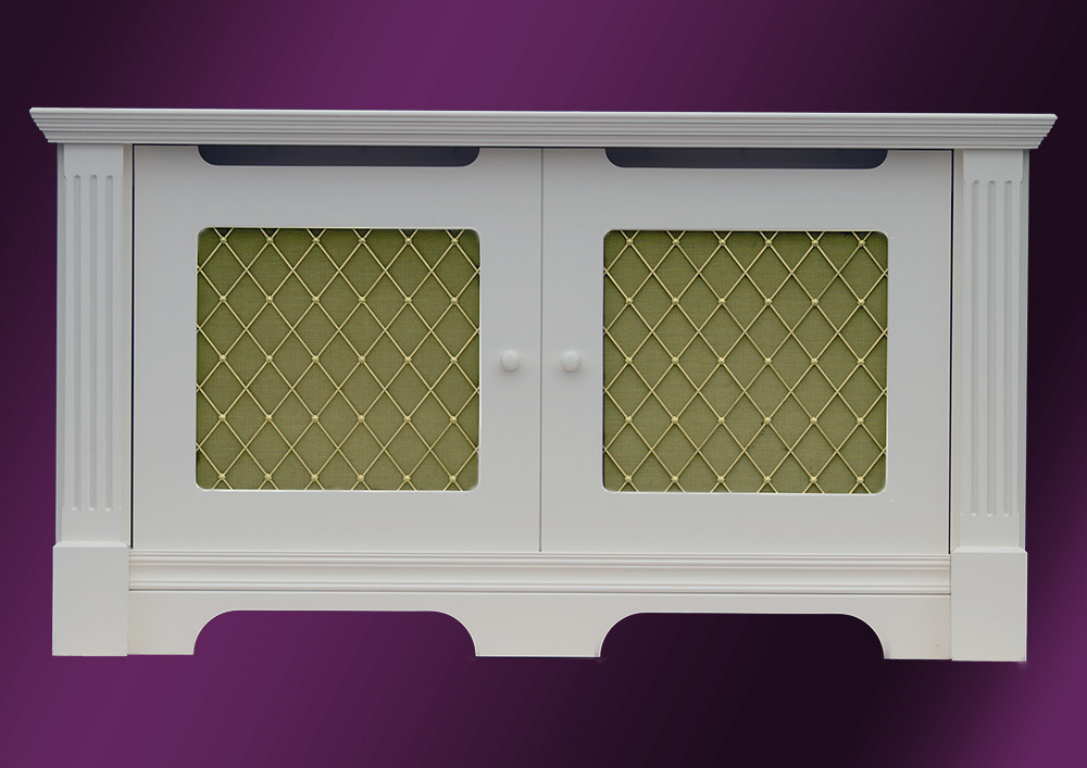 Radiator Cover Large Fluted Column Design