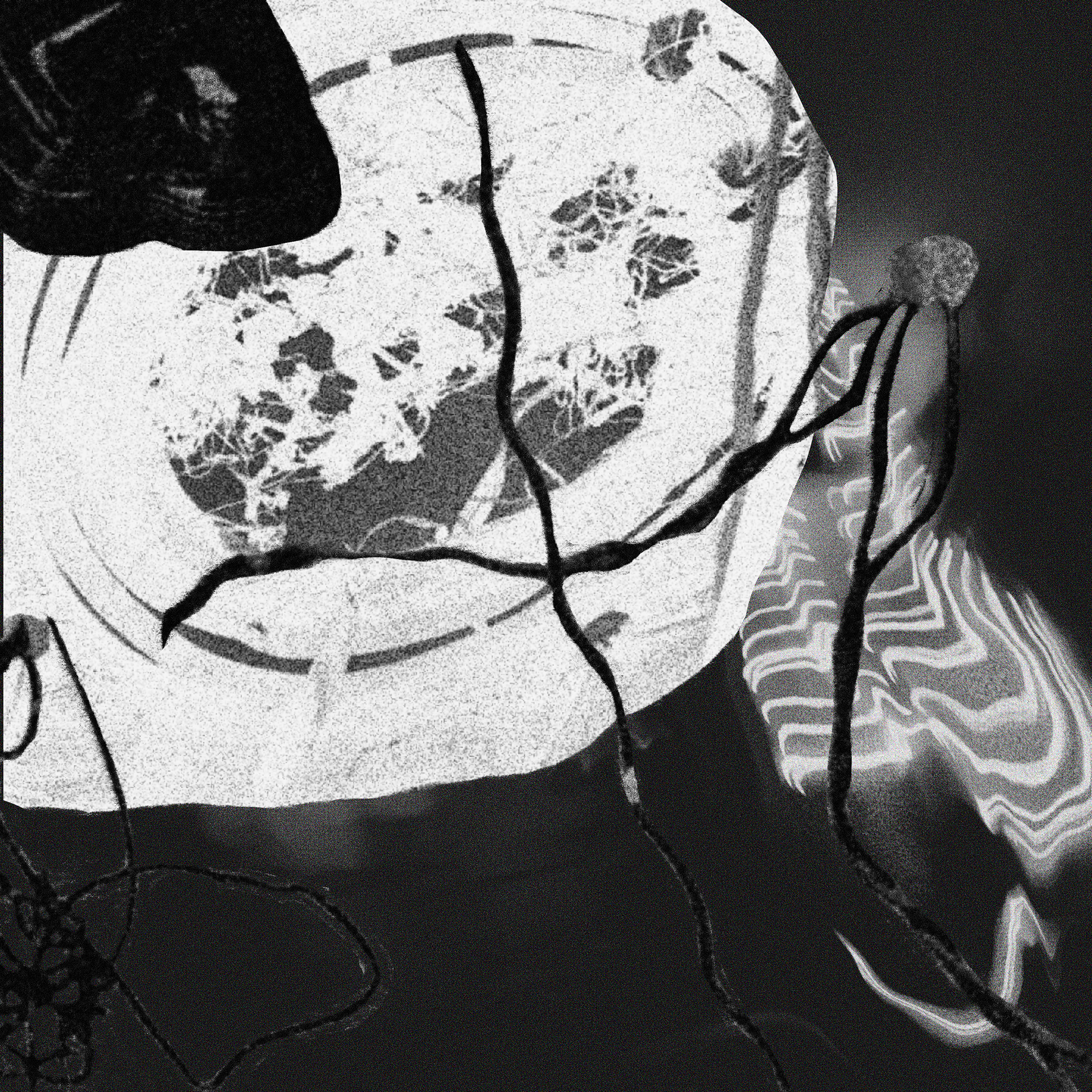 huny single cover "art must be beautiful", collage, 2023