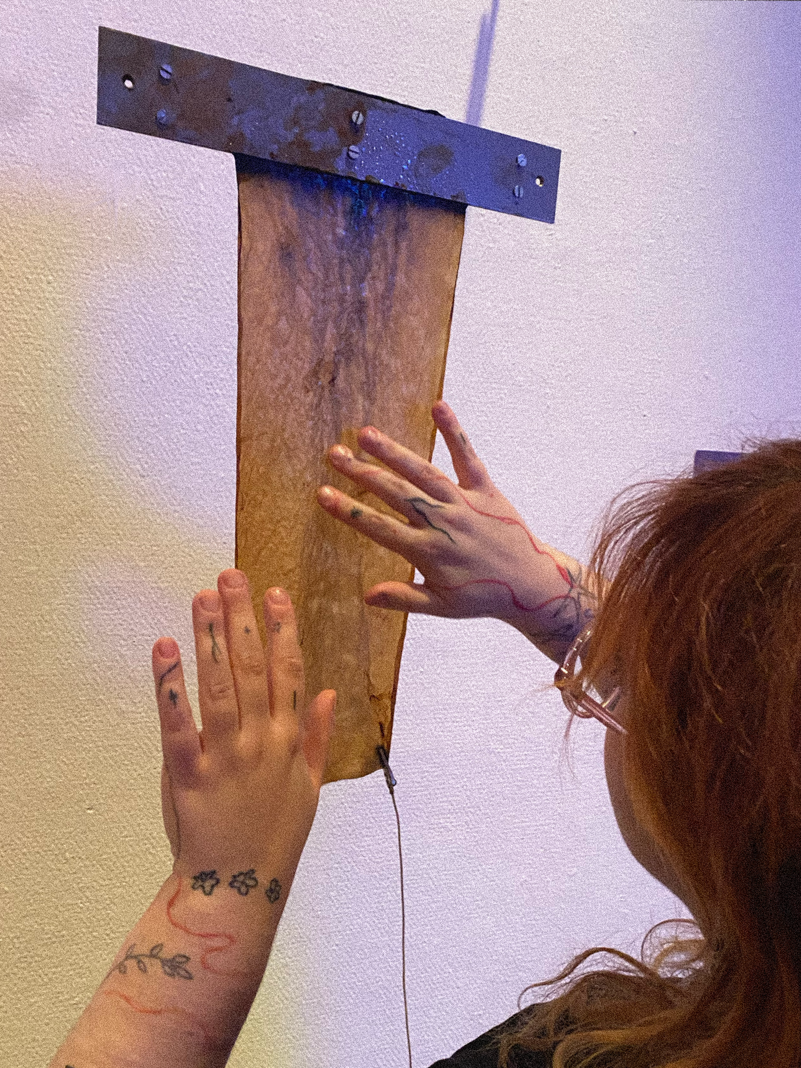 collaboration with Pareidolia, interactive AV installation that plays sound when touched