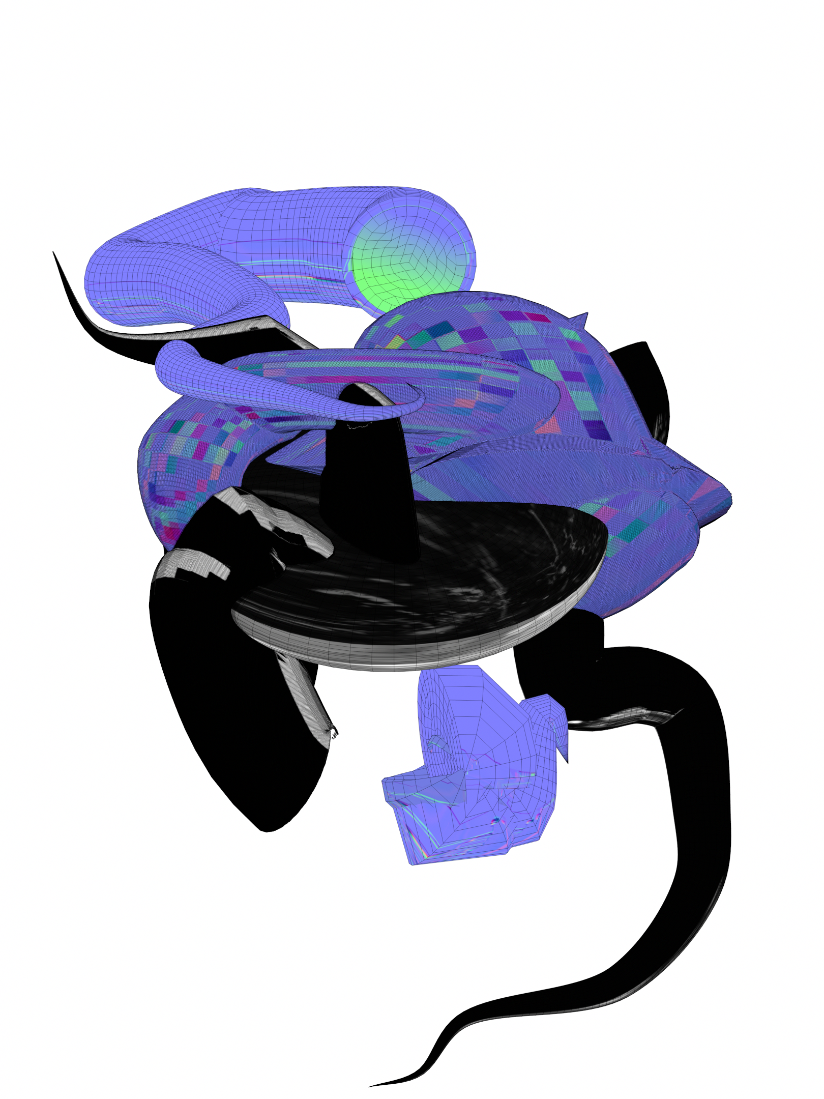 3d visualisation, nomad sculpt, 2024