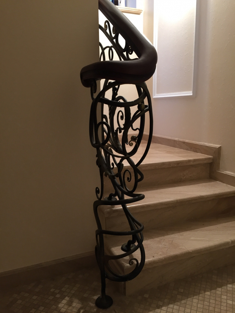 Wrought Iron Staircase, project by Bastion, executed by O. Tyndyk, Ukraine