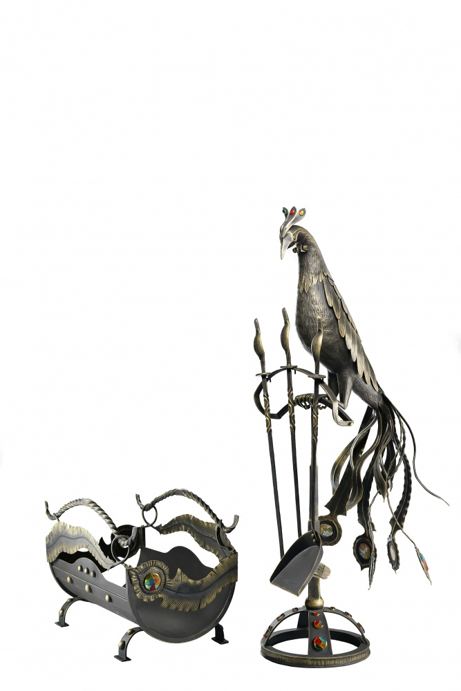 Fireplace set, by O. Tyndyk, Ukraine
