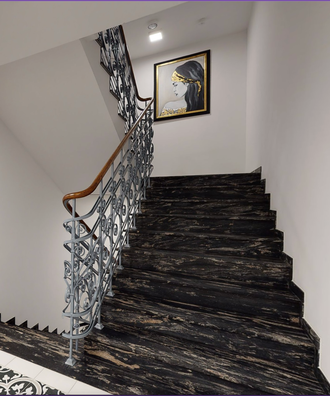 Wrought Iron Staircase, by O. Tyndyk, Krakow, Poland, 2021