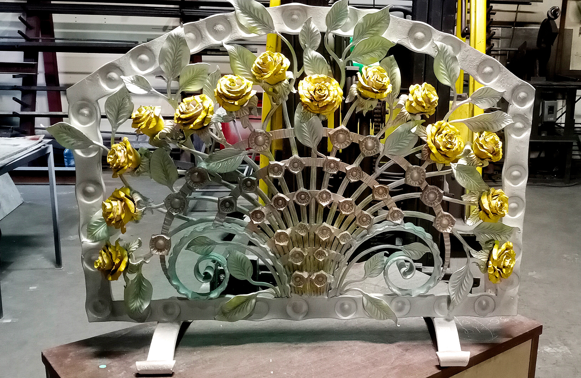 Fireplace grates, by O. Tyndyk and O. Shishkin, Hamilton, Canada, 2023