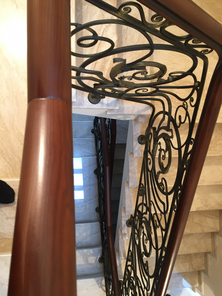 Wrought Iron Staircase, project by Bastion, executed by O. Tyndyk, Ukraine