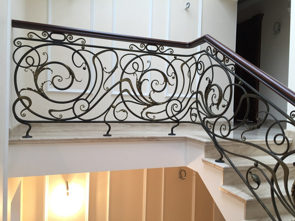 Wrought Iron Staircase, project by Bastion, executed by O. Tyndyk, Ukraine