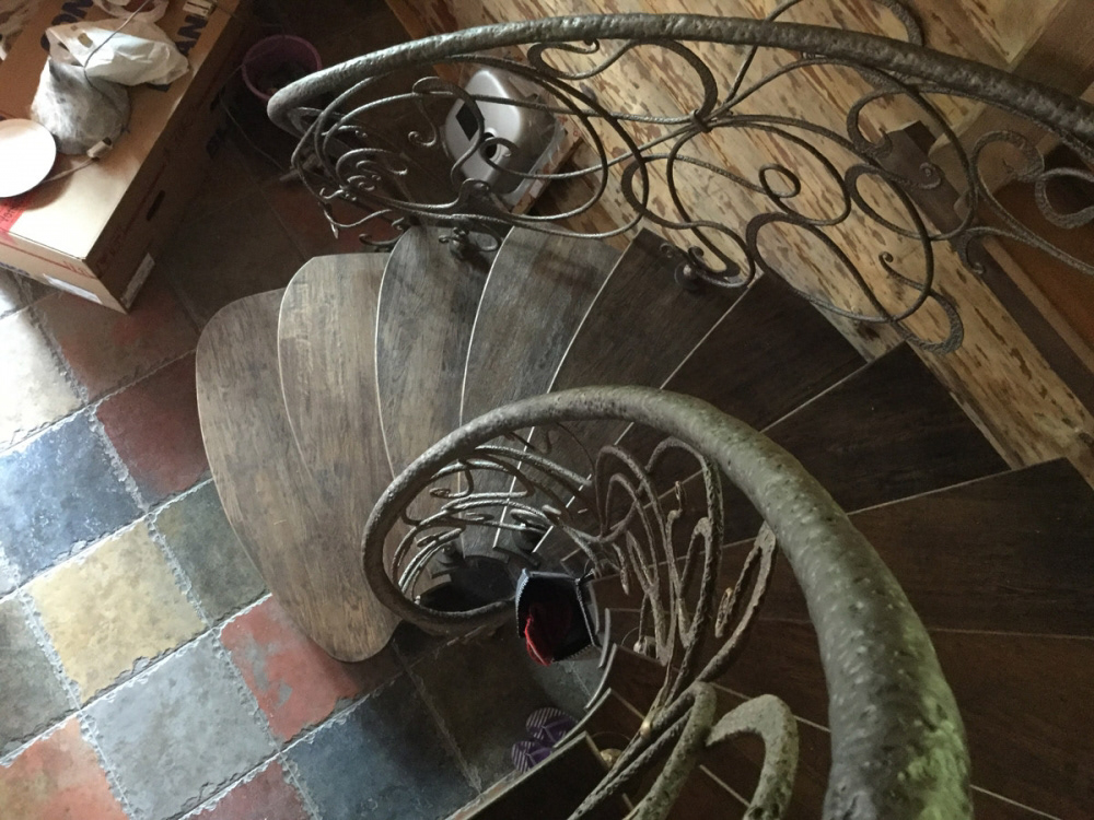Wrought Iron Staircase, project by Bastion, executed by O. Tyndyk, Ukraine