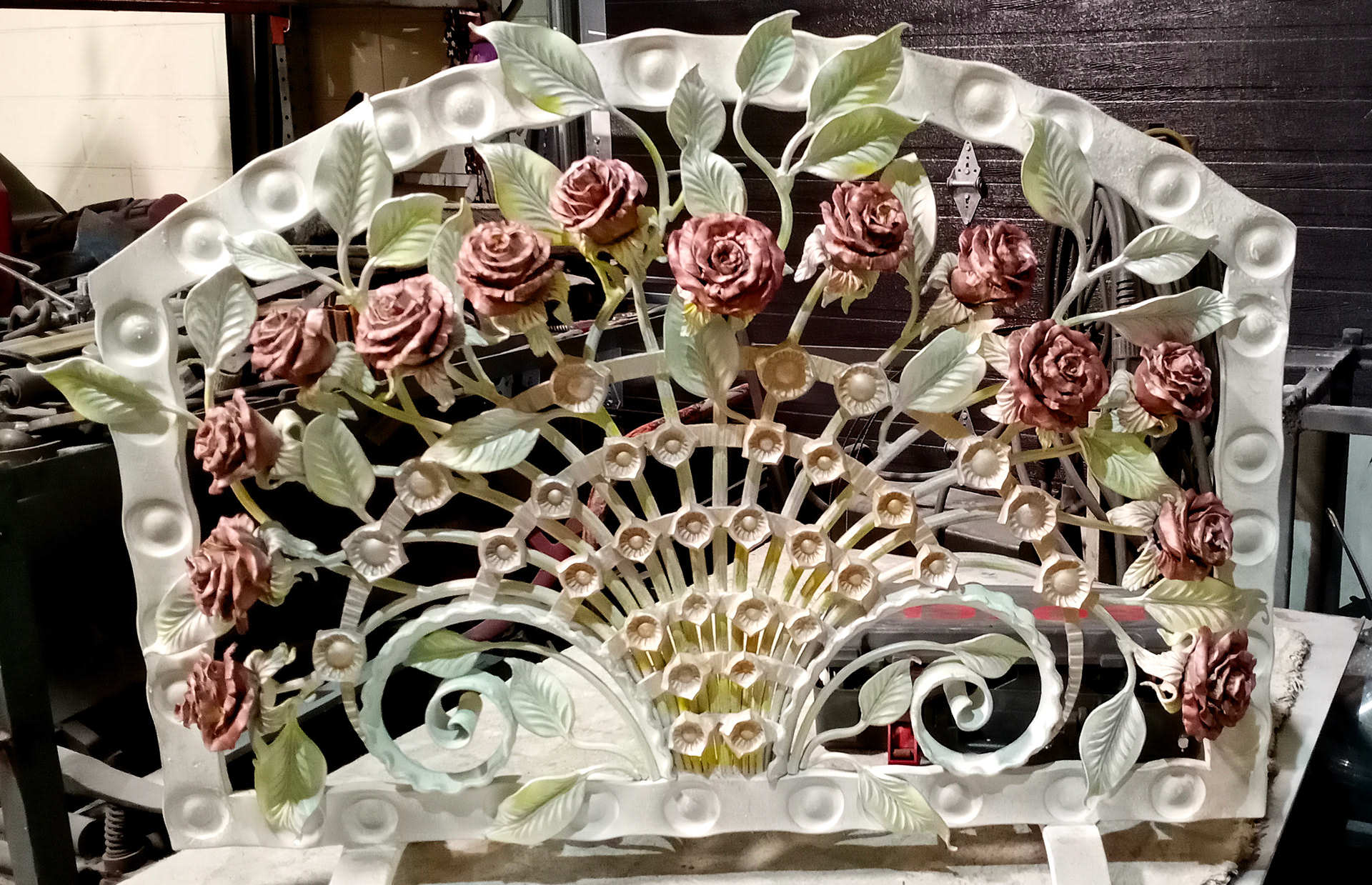 Fireplace grates, by O. Tyndyk and O. Shishkin, Hamilton, Canada, 2023