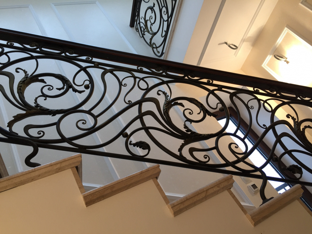 Wrought Iron Staircase, project by Bastion, executed by O. Tyndyk, Ukraine