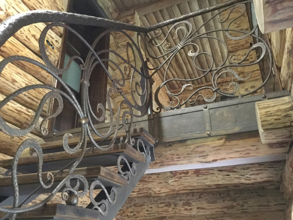 Wrought Iron Staircase, project by Bastion, executed by O. Tyndyk, Ukraine