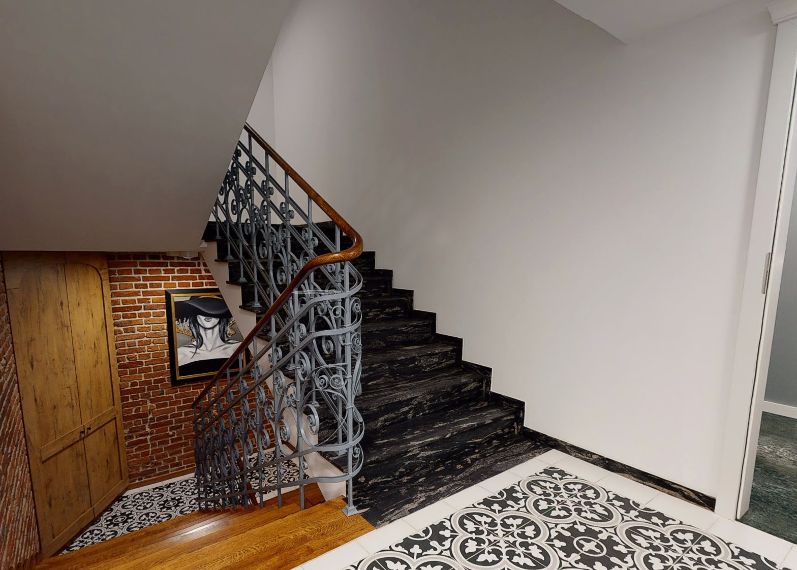 Wrought Iron Staircase, by O. Tyndyk, Krakow, Poland, 2021