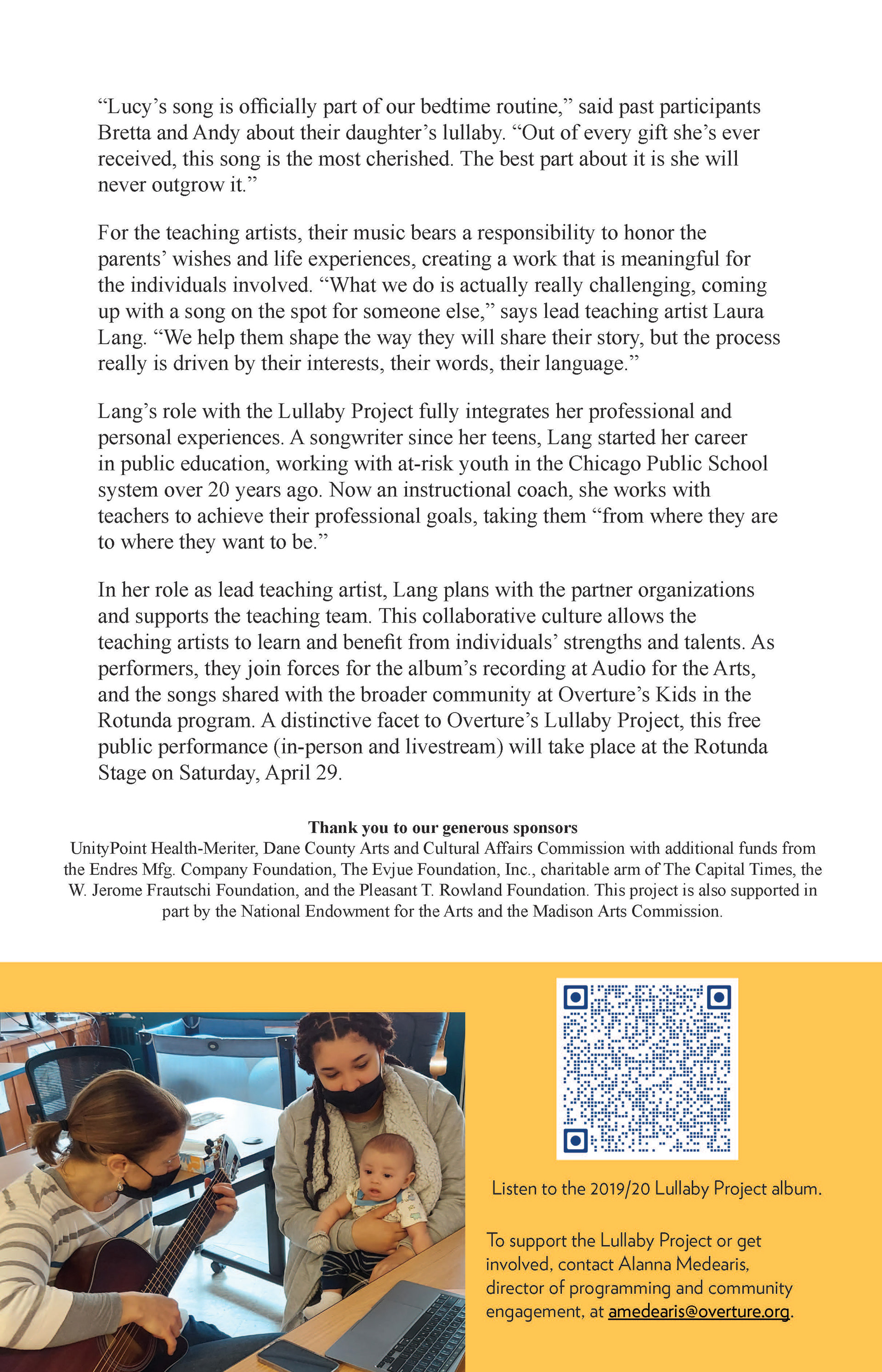 3 page article spread