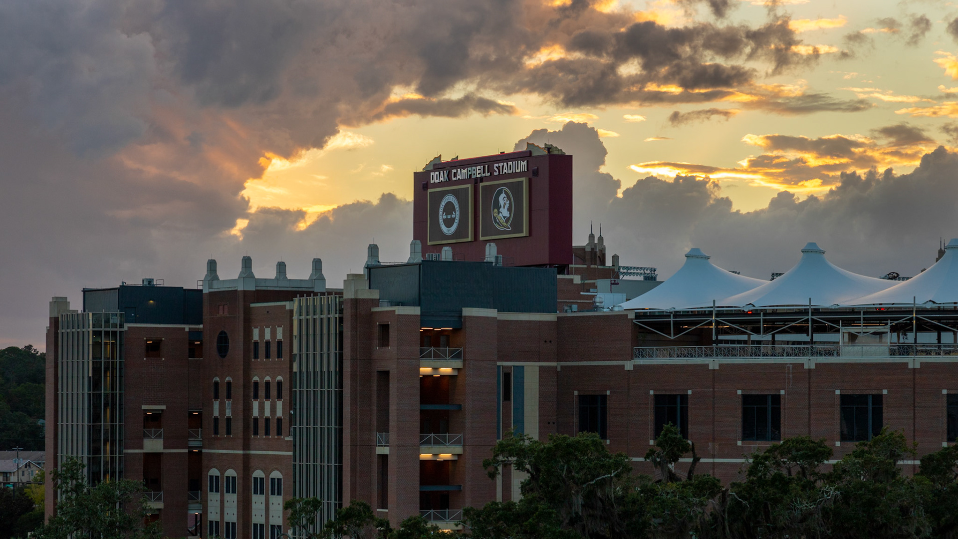 Doak Campbell Stadium Sunset
