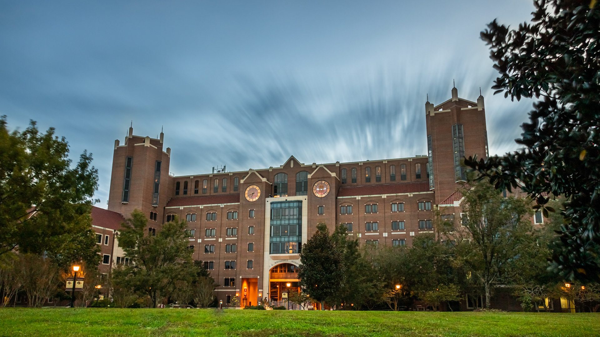 Doak Campbell Stadium Blue Hour