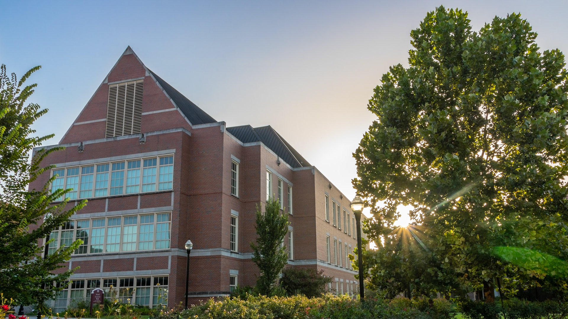 Biology Building Sunset